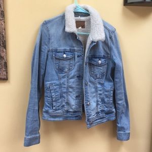 American Eagle Sherpa Jean jacket